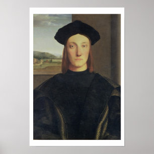 Porträtt av Guidobaldo da Montefeltro, hertig av Poster
