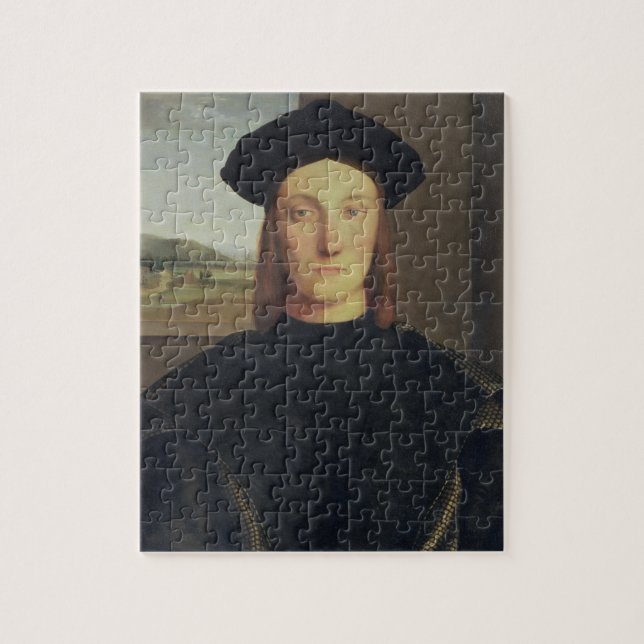 Porträtt av Guidobaldo da Montefeltro, hertig av Pussel (Vertikal)