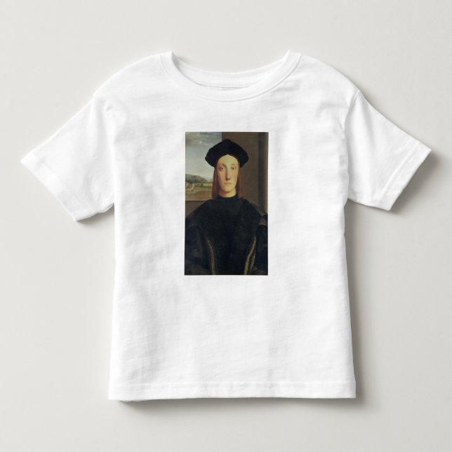 Porträtt av Guidobaldo da Montefeltro, hertig av Tee Shirt (Framsida)