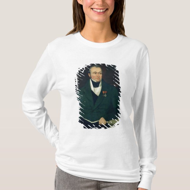 Porträtt av Guillaume Dupuytren Tee Shirt (Framsida)