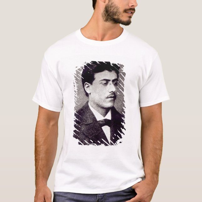 Porträtt av Gustav Mahler, 1878 T-shirt (Framsida)