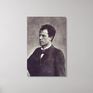 Porträtt av Gustav Mahler, 1897 Canvastryck