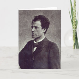 Porträtt av Gustav Mahler, 1897 Kort