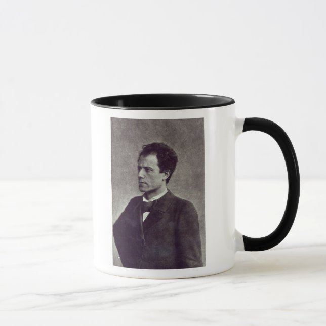 Porträtt av Gustav Mahler, 1897 Mugg (Höger)