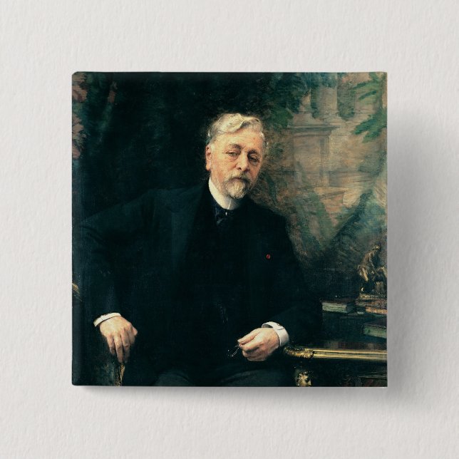 Porträtt av Gustave Eiffel 1905 Knapp (Framsida)