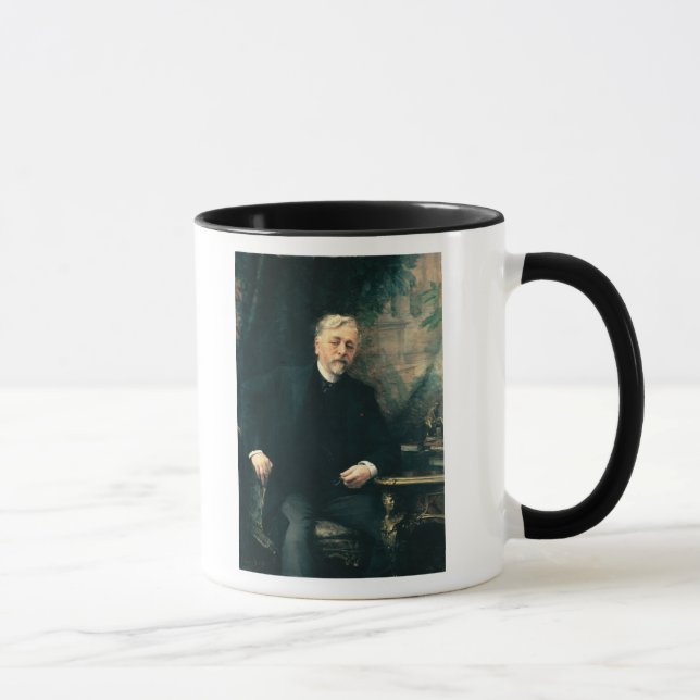 Porträtt av Gustave Eiffel 1905 Mugg (Höger)