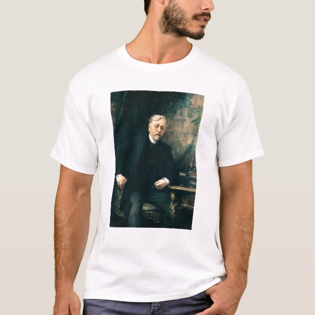 Porträtt av Gustave Eiffel 1905 Tee Shirt (Framsida)