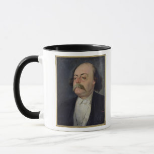 Porträtt av Gustave Flaubert 1868-81 Mugg