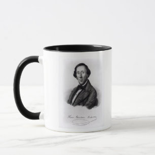 Porträtt av Hans Christian Andersen Mugg