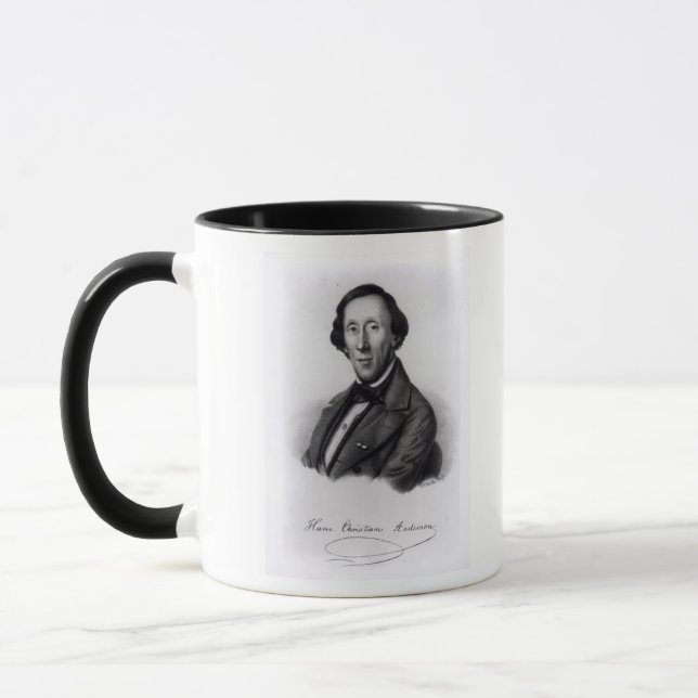 Porträtt av Hans Christian Andersen Mugg (Vänster)