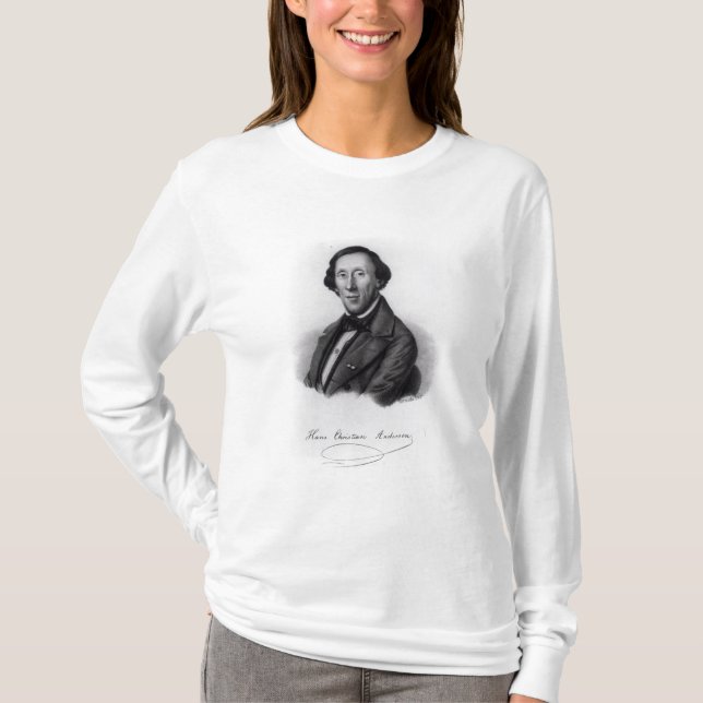 Porträtt av Hans Christian Andersen Tröja (Framsida)