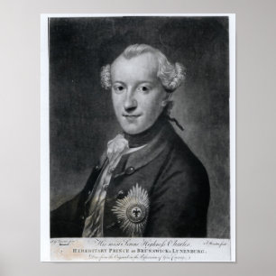 Porträtt av hans mest fridfulla Highness Charles Poster