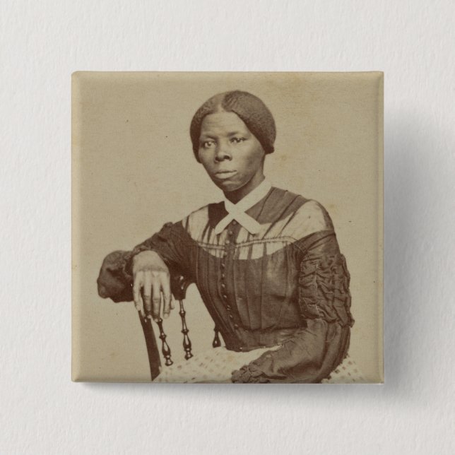 Porträtt av Harriet Tubman | 1868-69 Knapp (Framsida)