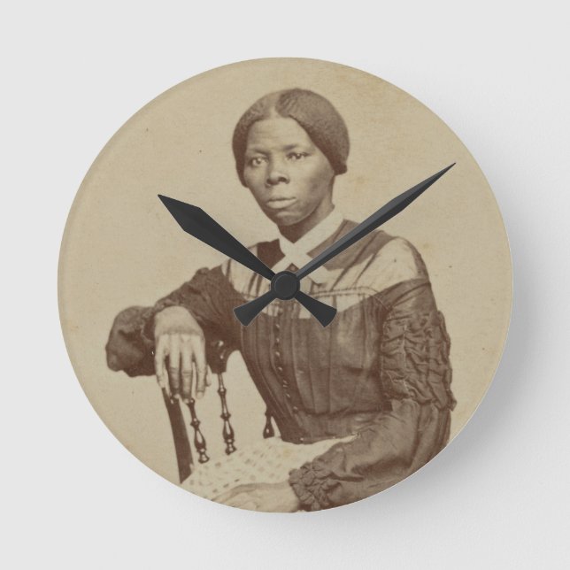 Porträtt av Harriet Tubman | 1868-69 Rund Klocka (Framsida)