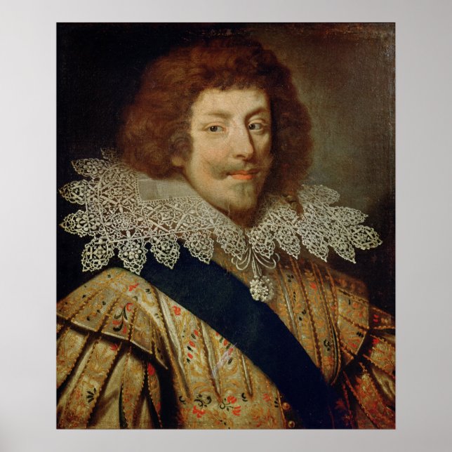 Porträtt av Henri Duke av Montmorency Poster (Framsidan)