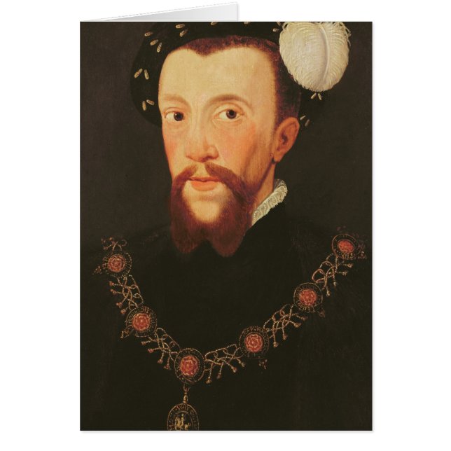Porträtt av Henry Howard, 1546 Hälsningskort (Framsidan)