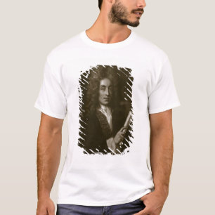Porträtt av Henry Purcell (1659-95) som inristas Tee Shirt