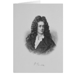 Porträtt av Henry Purcell Hälsningskort