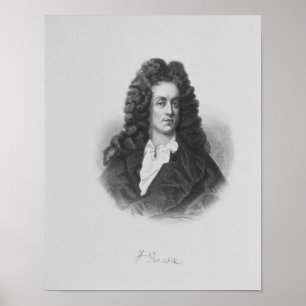Porträtt av Henry Purcell Poster
