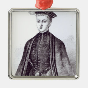 Porträtt av Henry Stewart, Lord Darnley Julgransprydnad Metall