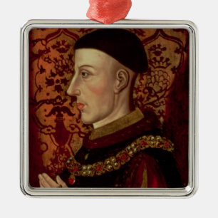 Porträtt av Henry V Julgransprydnad Metall