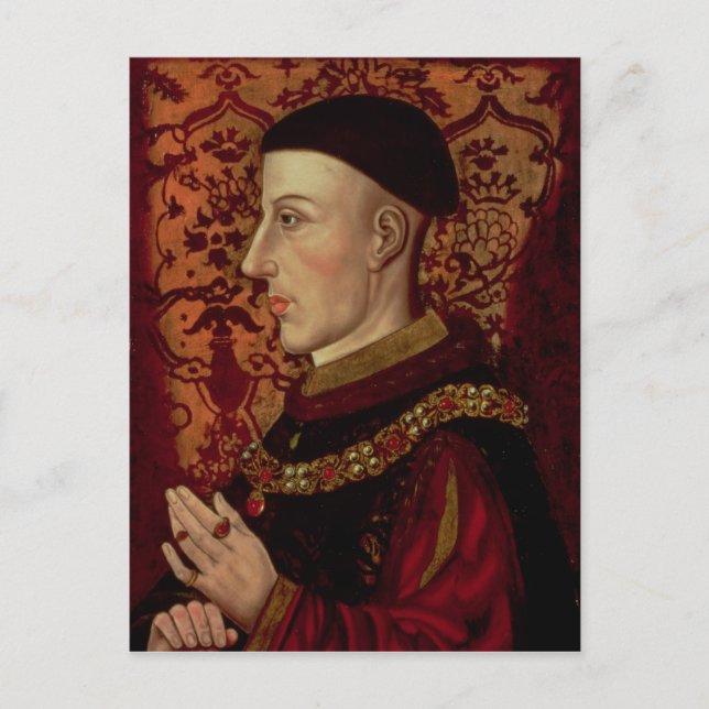 Porträtt av Henry V Vykort (Framsida)
