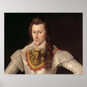 Porträtt av Henry Wriothesley den 3rd earlen Poster