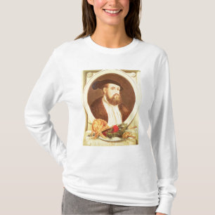 Porträtt av Hernan Cortes Tee