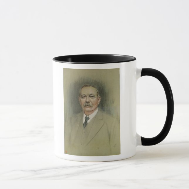 Porträtt av herr Arthur Conan Doyle Mugg (Höger)
