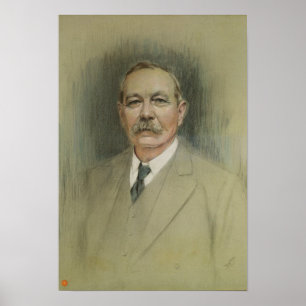 Porträtt av herr Arthur Conan Doyle Poster