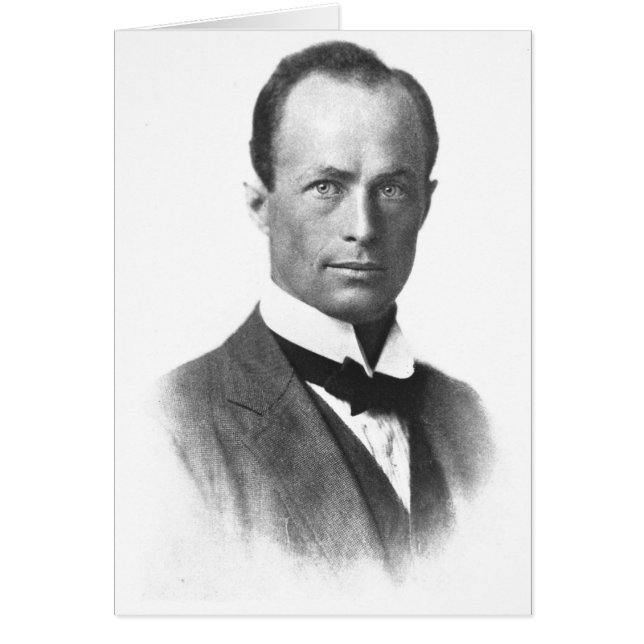 Porträtt av herr Douglas Mawson Hälsningskort (Framsidan)