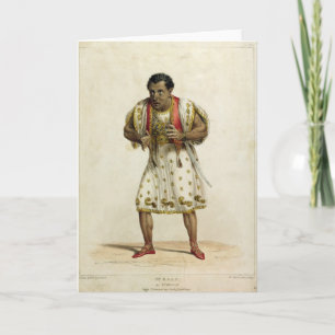 Porträtt av Herr Edmund Kean som Othello Kort