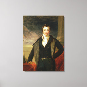 Porträtt av herr Humphry Davy Canvastryck