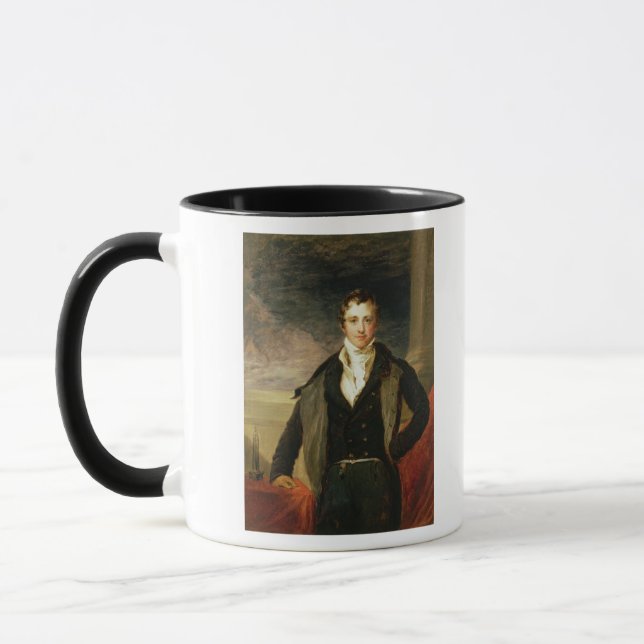 Porträtt av herr Humphry Davy Mugg (Vänster)