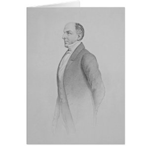 Porträtt av herr James R.G. Graham Hälsningskort