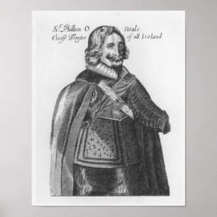 Porträtt av herr Phillom O'Neale Poster
