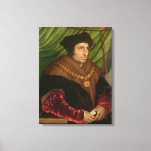 Porträtt av herr Thomas mer Canvastryck