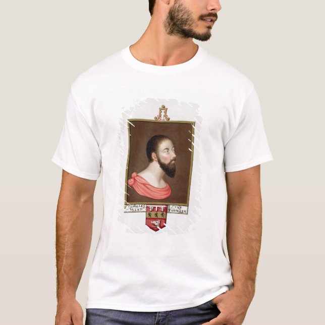 Porträtt av herr Thomas Wyatt det mer ung T-shirt (Framsida)