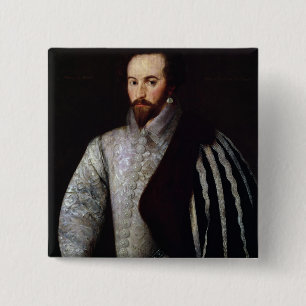 Porträtt av herr Walter Raleigh 1588 Knapp