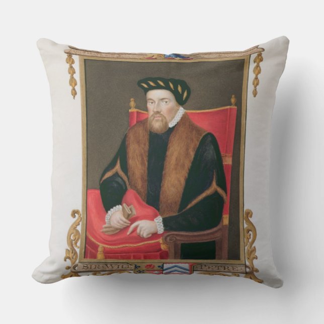 Porträtt av herr William Petre (c.1505-72) från Kudde (Framsida)