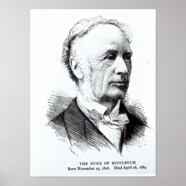 Porträtt av hertigen Buccleuch Poster (Framsidan)
