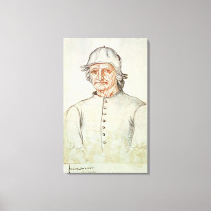 Porträtt av Hieronymus Bosch Canvastryck