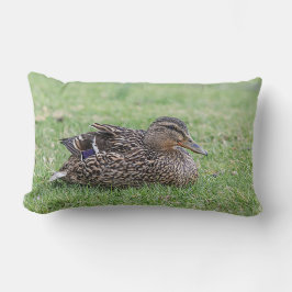 Porträtt av hongräsänder lumbarkudde