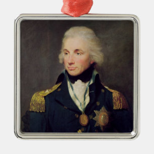Porträtt av Horatio Nelson, Viscount Nelson Julgransprydnad Metall