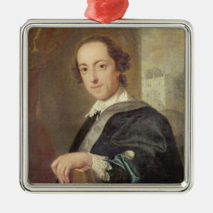 Porträtt av Horatio Walpole Julgransprydnad Metall