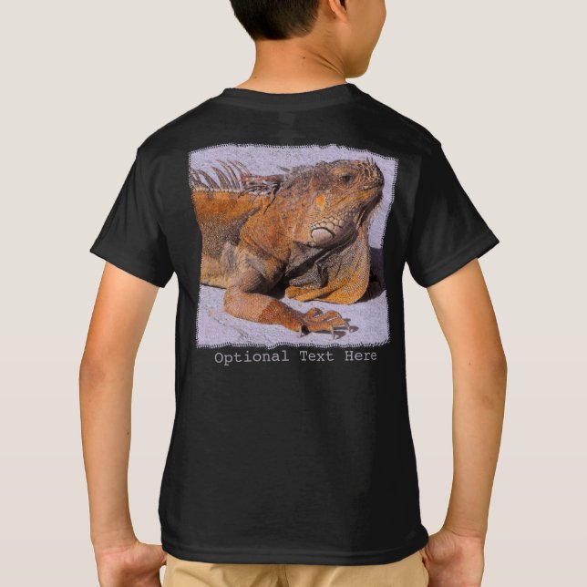Porträtt av Iguana T-Shirt (Baksida)