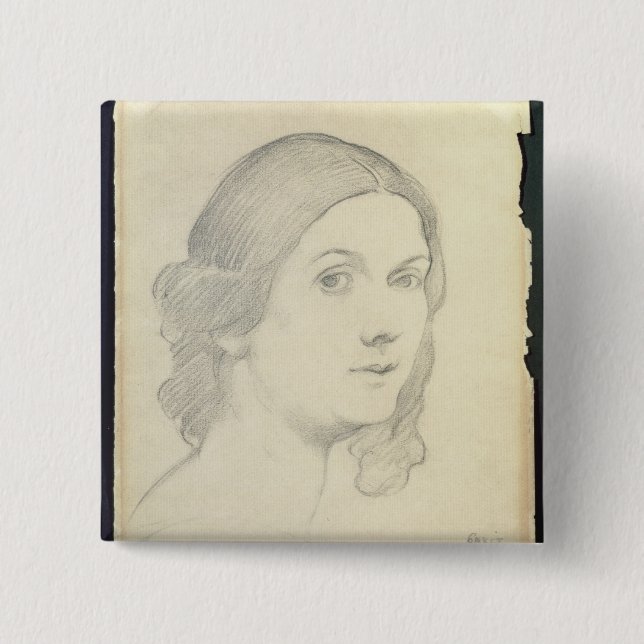 Porträtt av Isadora Duncan, 1908 Knapp (Framsida)