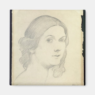 Porträtt av Isadora Duncan, 1908 Magnet