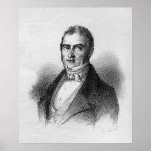 Porträtt av Jacques Laffitte Poster