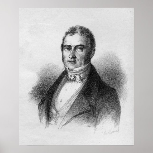 Porträtt av Jacques Laffitte Poster (Framsidan)